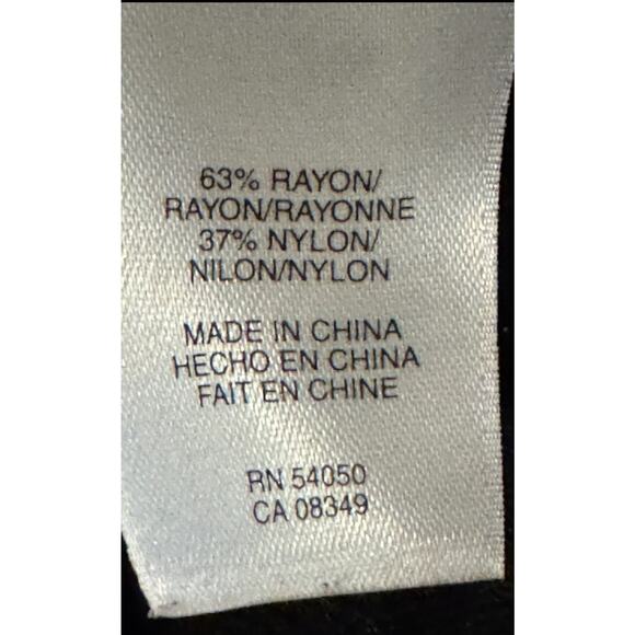 Women’s Jones New York Black & White Zebra Print Zippered Cardigan: Size M - Picture 9 of 11